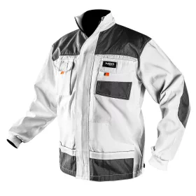 NEO TOOLS Fehér Munkavédelmi kabát, HD, L/52 81-110-L