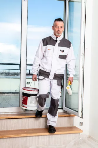 NEO TOOLS Fehér Munkavédelmi kabát, HD, M/50 81-110-M