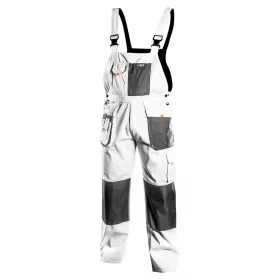   NEO TOOLS Kantáros Munkásnadrág, HD, fehér XXL/58 81-140-XXL