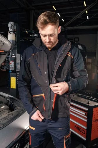NEO TOOLS Munkadzseki, Garage, 100% pamut szakadásmentes szövet, 210g/m2, L 81-207-L
