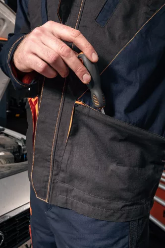 NEO TOOLS Munkadzseki, Garage, 100% pamut szakadásmentes szövet, 210g/m2, L 81-207-L