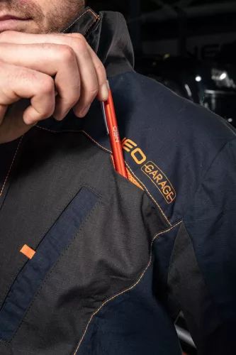 NEO TOOLS Munkadzseki, Garage, 100% pamut szakadásmentes szövet, 210g/m2, M 81-207-M