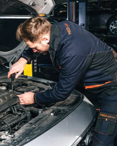 NEO TOOLS Munkadzseki, Garage, 100% pamut szakadásmentes szövet, 210g/m2, XXL 81-207-XXL