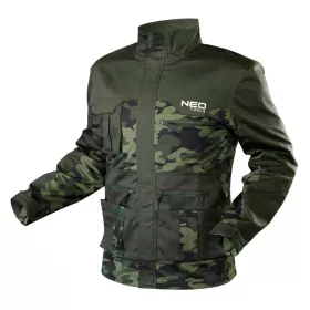   NEO TOOLS Terepmintás Munkavédelmi kabát CAMO, 60% pamut, 40% polyester, 255 g/m2, L 81-211-L