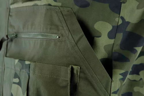 NEO TOOLS Terepmintás Munkavédelmi kabát CAMO, 60% pamut, 40% polyester, 255 g/m2, XXXL 81-211-XXXL