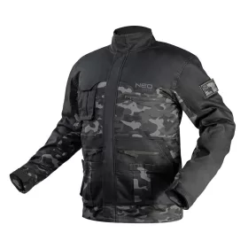   NEO TOOLS Terepmintás Munkavédelmi kabát CAMO URBAN, 60% pamut, 37% poliészter, 3% elasztán, S 81-212-S