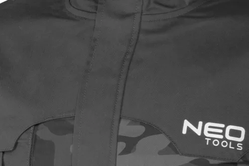 NEO TOOLS Terepmintás Munkavédelmi kabát CAMO URBAN, 60% pamut, 37% poliészter, 3% elasztán, S 81-212-S