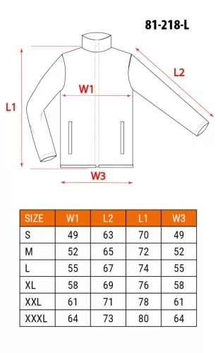 NEO TOOLS Karcsúsított(Slim fit) Munkavédelmi kabát, HD,, 60% pamut, 37% polyester, 3% elastane, 285 g/m2, L 81-218-L