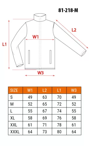 NEO TOOLS Karcsúsított(Slim fit) Munkavédelmi kabát, HD,, 60% pamut, 37% polyester, 3% elastane, 285 g/m2, M 81-218-M