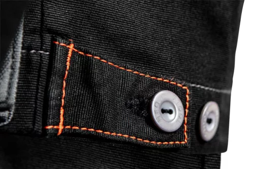 NEO TOOLS Karcsúsított(Slim fit) Munkavédelmi kabát, HD,, 60% pamut, 37% polyester, 3% elastane, 285 g/m2, S 81-218-S