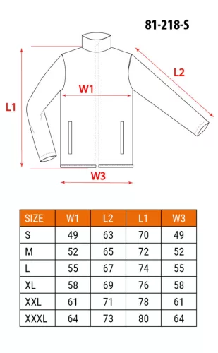 NEO TOOLS Karcsúsított(Slim fit) Munkavédelmi kabát, HD,, 60% pamut, 37% polyester, 3% elastane, 285 g/m2, S 81-218-S