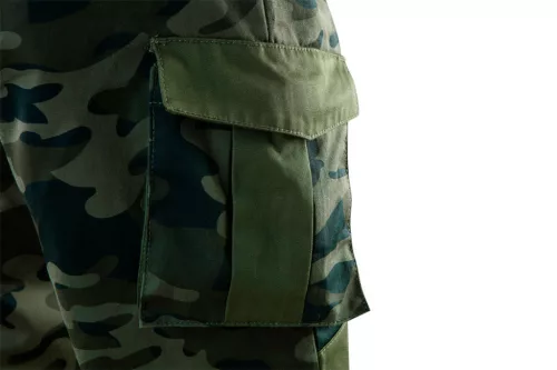 NEO TOOLS Terepmintás Munkásnadrág,CAMO, 60% pamut, 40% polyester, 255 g/m2, S 81-221-S