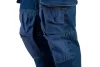 NEO TOOLS Farmer Munkásnadrág, DENIM, 98% pamut, térdvédő betét zsebbel, gombos oldalzsebekkel, 255 g/m2, XL 81-228-XL