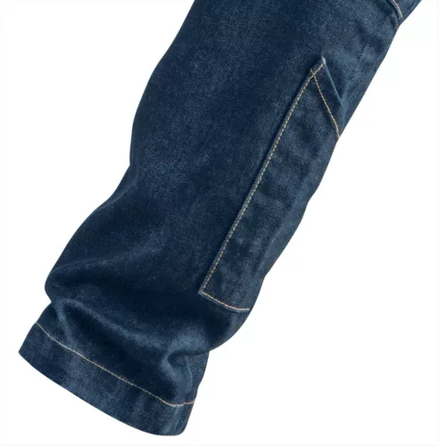 NEO TOOLS Farmer Munkásnadrág, DENIM, cipzáros oldalzsebekkel, 98% pamut, 410 g/m2, XS 81-229-XS