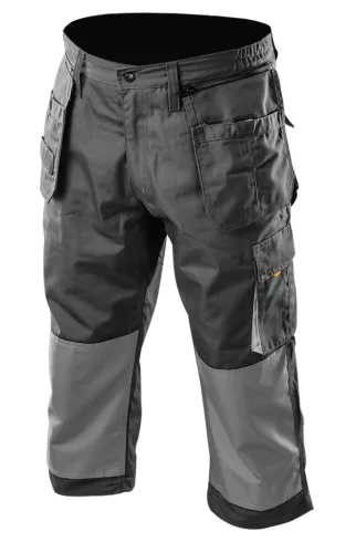 NEO TOOLS Munkásnadrág, HD, L/54 65% poliészter, 35% pamut, 267g/m2, térdprotektor zseb, térd alatt lezippzározható, LD 81-230-LD