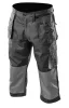 NEO TOOLS Munkásnadrág, HD, S/48 65% poliészter, 35% pamut, 267g/m2, térdprotektor zseb, térd alatt lezippzározható, S 81-230-S