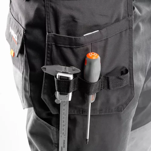 NEO TOOLS Munkásnadrág, HD, XXL/58 65% poliészter, 35% pamut, 267g/m2, térdprotektor zseb, térd alatt lezippzározha, XXL 81-230-XXL