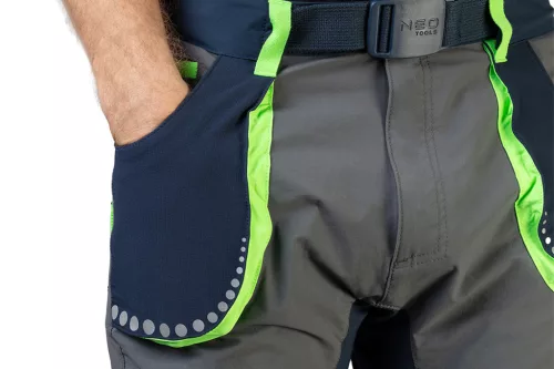 NEO TOOLS Munkásnadrág PREMIUM, 90% poliamide, 10% elastane, 170 g/m2, 4 irányban nyúlik, S 81-231-S