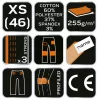 NEO TOOLS Terepmintás Munkásnadrág,, CAMO, CAMO URBAN, 60% pamut, 37% poliészter, 3% elasztán, XS 81-232-XS