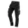 NEO TOOLS Farmer Munkásnadrág, DENIM, fekete, cipzáros oldalzsebekkel, 98% pamut, 410 g/m2, XL 81-233-XL