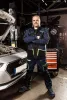 NEO TOOLS Munkanadrág, Motosynteza, 100% pamut, szakadásmentes szövet, 3soros varrat, térdprotektor zseb, XXXL 81-235-XXXL