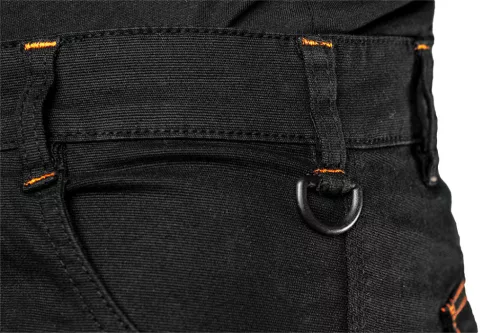 NEO TOOLS Karcsúsított(slim fit), Munkásnadrág, HD, 60% pamut, 37% polyester, 3% elastane, 285 g/m2, övvel, XXXL 81-238-XXXL