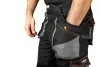 NEO TOOLS Karcsúsított(slim fit), Munkásnadrág, HD, 60% pamut, 37% polyester, 3% elastane, 285 g/m2, övvel, XXXL 81-238-XXXL