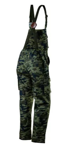 NEO TOOLS Kantáros, terepmintás Munkásnadrág, CAMO, 60% pamut, 40% polyester, 255 g/m2, XS 81-241-XS