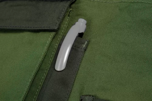 NEO TOOLS Kantáros munkanadrág olíva, 60% pamut, 40% polyester, 255 g/m2, S 81-242-S