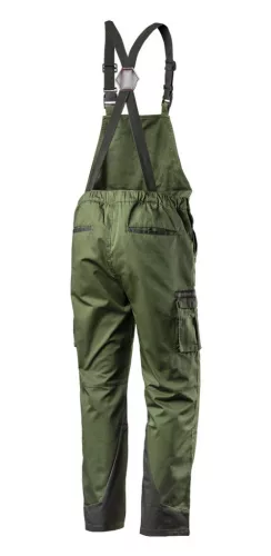 NEO TOOLS Kantáros munkanadrág olíva, 60% pamut, 40% polyester, 255 g/m2, S 81-242-S