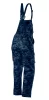 NEO TOOLS Kantáros munkanadrág tengerészkék terepmintás, Camo, Navy, 60% pamut + 40% poliészter, 81-243-XS