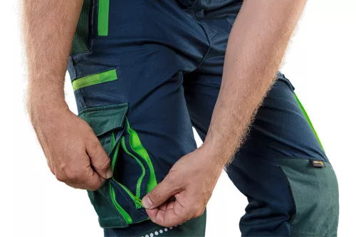 NEO TOOLS Kantáros Munkásnadrág, PREMIUM, 62% pamut, 35% polyester, 3% elastane, M 81-246-M