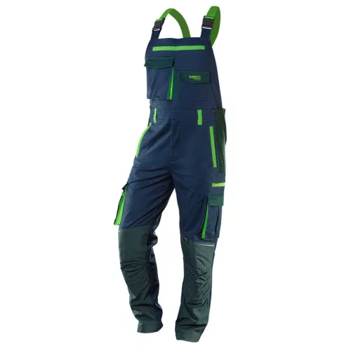 NEO TOOLS Kantáros Munkásnadrág, PREMIUM, 62% pamut, 35% polyester, 3% elastane, XS 81-246-XS