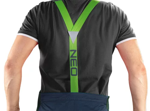 NEO TOOLS Kantáros Munkásnadrág, PREMIUM, 62% pamut, 35% polyester, 3% elastane, XS 81-246-XS