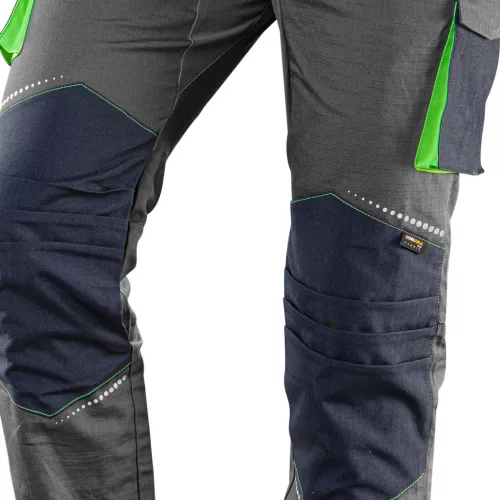 NEO TOOLS Kantáros Munkásnadrág, PREMIUM, 100% pamut, hasadásgátló szövet, XS 81-247-XS