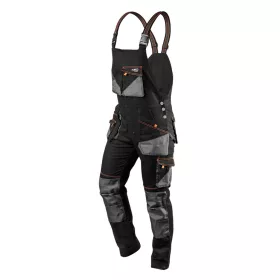   NEO TOOLS Kantáros Munkásnadrág, karcsúsított(slim fit), 60% pamut, 37% polyester, 3% elastane, 285 g/m2, S 81-248-S