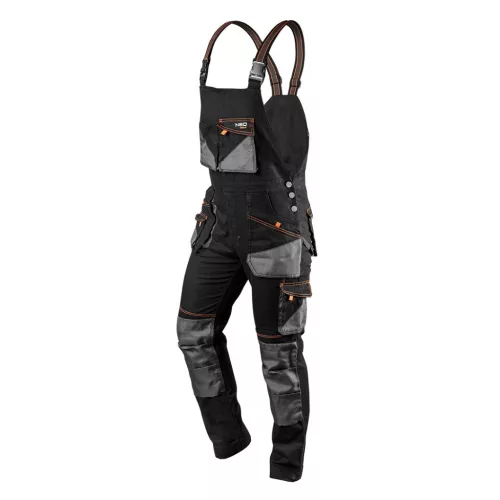 NEO TOOLS Kantáros Munkásnadrág, karcsúsított(slim fit), 60% pamut, 37% polyester, 3% elastane, 285 g/m2, XL 81-248-XL