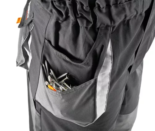 NEO TOOLS Overall, HD, L/54 65% poliészter, 35% pamut, 267g/m2, térdprotektor zseb, vékony fényvisszaverő csík, LD 81-250-LD