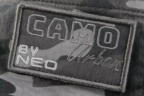 NEO TOOLS Kantáros, terepmintás Munkásnadrág, CAMO URBAN, 60% pamut, 37% poliészter, 3% elasztán, L 81-252-L