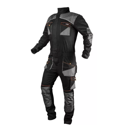 NEO TOOLS Overall, HD, karcsúsított(slim fit), 60% pamut, 37% polyester, 3% elastane, 285 g/m2, L 81-258-L