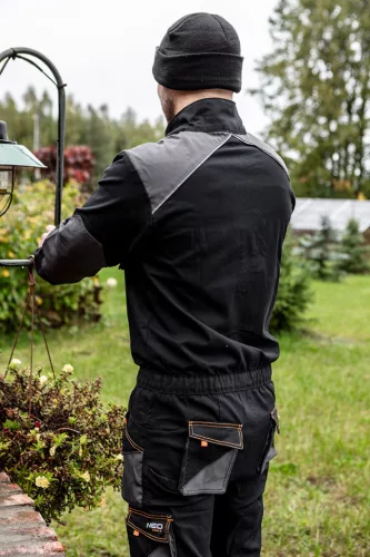 NEO TOOLS Overall, HD, karcsúsított(slim fit), 60% pamut, 37% polyester, 3% elastane, 285 g/m2, M 81-258-M