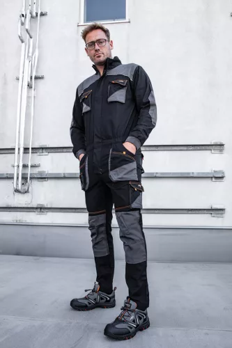 NEO TOOLS Overall, HD, karcsúsított(slim fit), 60% pamut, 37% polyester, 3% elastane, 285 g/m2, S 81-258-S