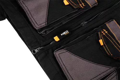 NEO TOOLS Munkamellény karcsúsított(slim fit), 60% pamut, 37% polyester, 3% elastane, 285 g/m2, S 81-268-S