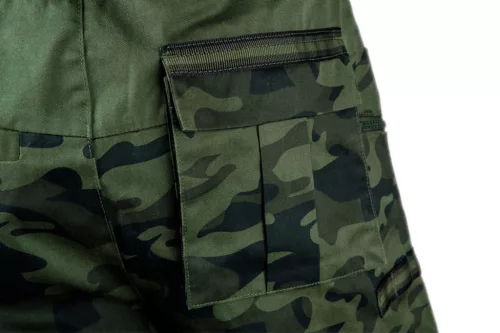 NEO TOOLS Terepmintás Rövid munkásnadrág, CAMO, 60% pamut, 40% polyester, 255 g/m2, XXXL 81-271-XXXL