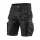 NEO TOOLS Farmer Rövid munkásnadrág, DENIM, fekete, cipzáros oldalzsebekkel, 98% pamut, 410g/m2, XXXL 81-273-XXXL
