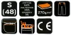 NEO TOOLS Rövid munkásnadrág övvel, PREMIUM, 62% pamut, 35% polyester, 3% elastane, S 81-276-S
