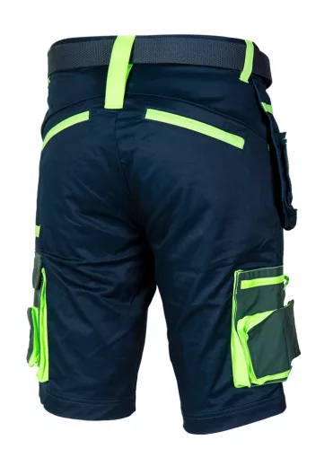 NEO TOOLS Rövid munkásnadrág, övvel, PREMIUM, 62% pamut, 35% polyester, 3% elastane, XXL 81-276-XXL