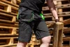 NEO TOOLS Rövid munkásnadrág, PRÉMIUM, 90% POLIAMID 10%ELASZTÁN, 4 IRÁNYÚ SZTRECCS ANYAG, FEKETE, XXXL 81-277-XXXL