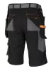 NEO TOOLS Karcsúsított(slim fit) Rövid munkásnadrág, 60% pamut, 37% polyester, 3% elastane, 285 g/m2, övvel, M 81-278-M