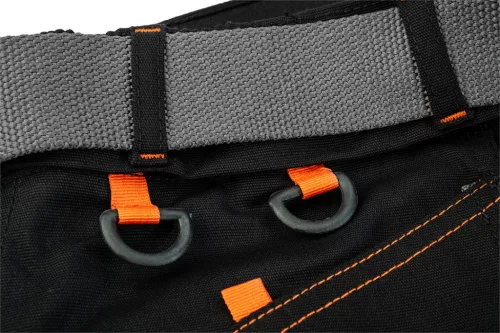 NEO TOOLS Karcsúsított(slim fit) Rövid munkásnadrág, 60% pamut, 37% polyester, 3% elastane, 285 g/m2, övvel, S 81-278-S
